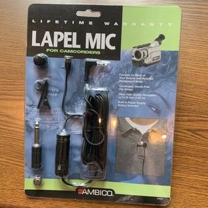NEW Ambico Lapel Mic V-0625